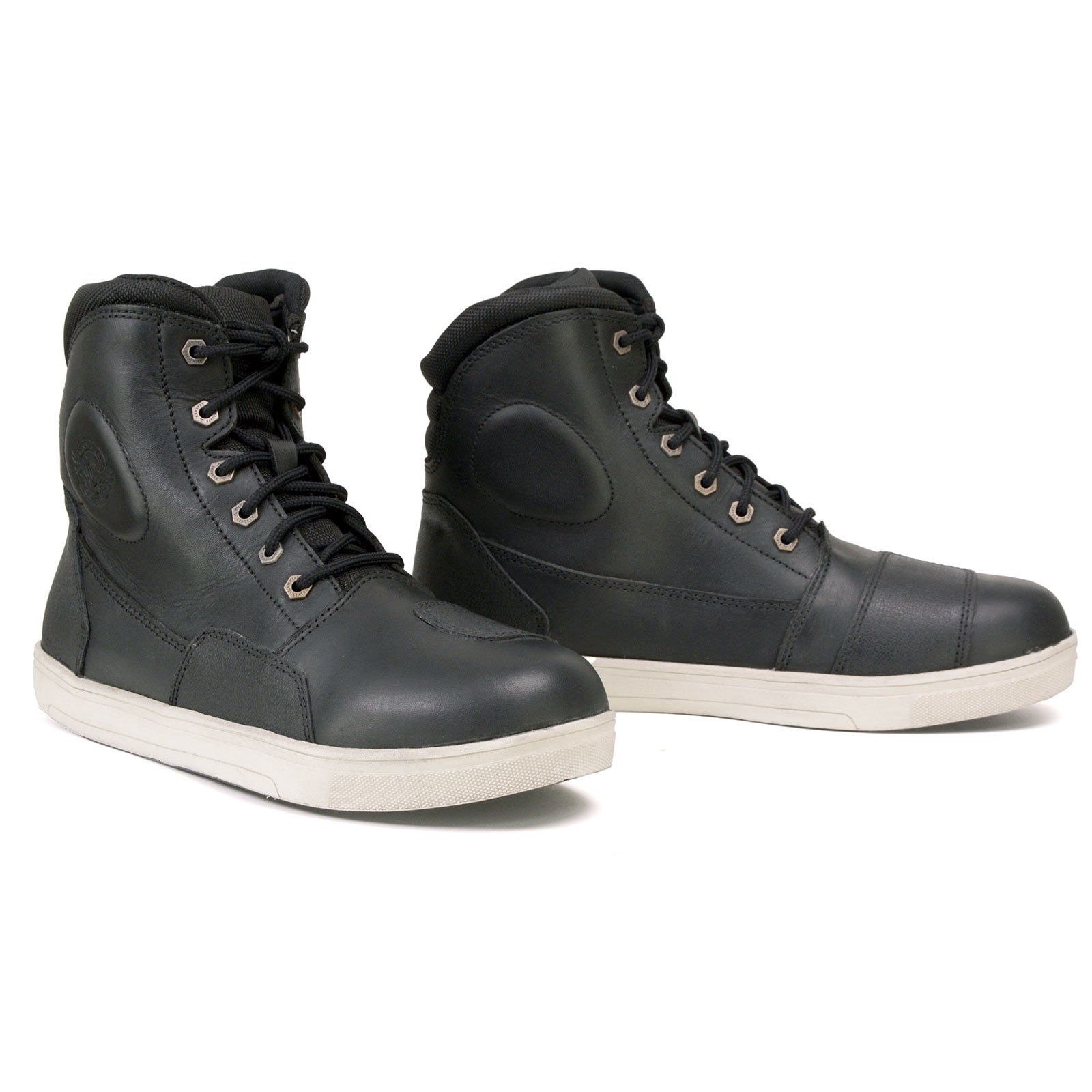 Milwaukee Leather MBM9002 Men's Black Leather Reinforced Street