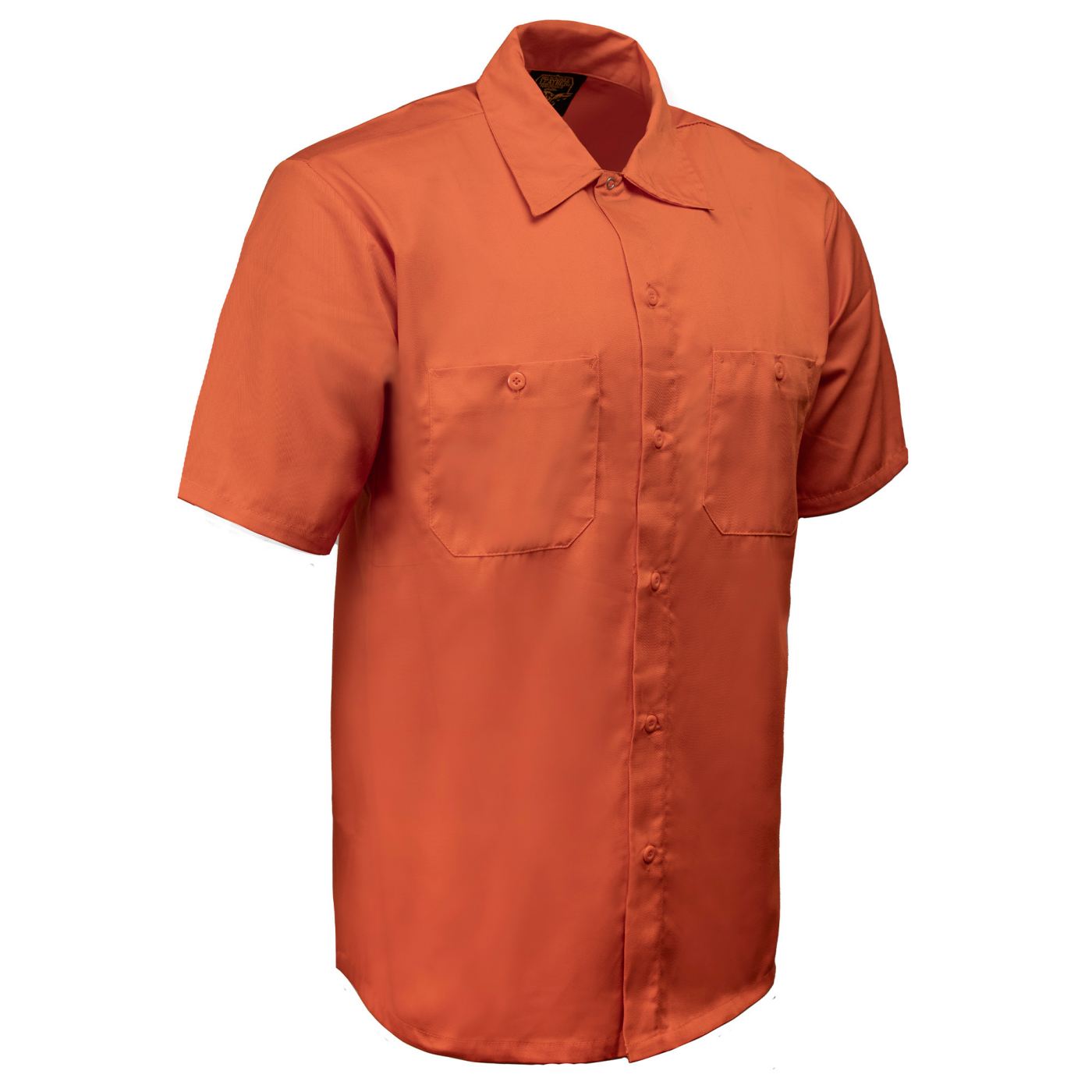 Milwaukee Leather MDM11686 Men's OrangeButton-Up Heavy-Duty Work