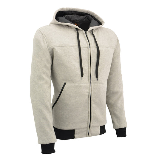 Milwaukee Leather Men's Streetguard Riding Hoodie - Aramid Reinforced with CE Shoulder and Elbow Armor