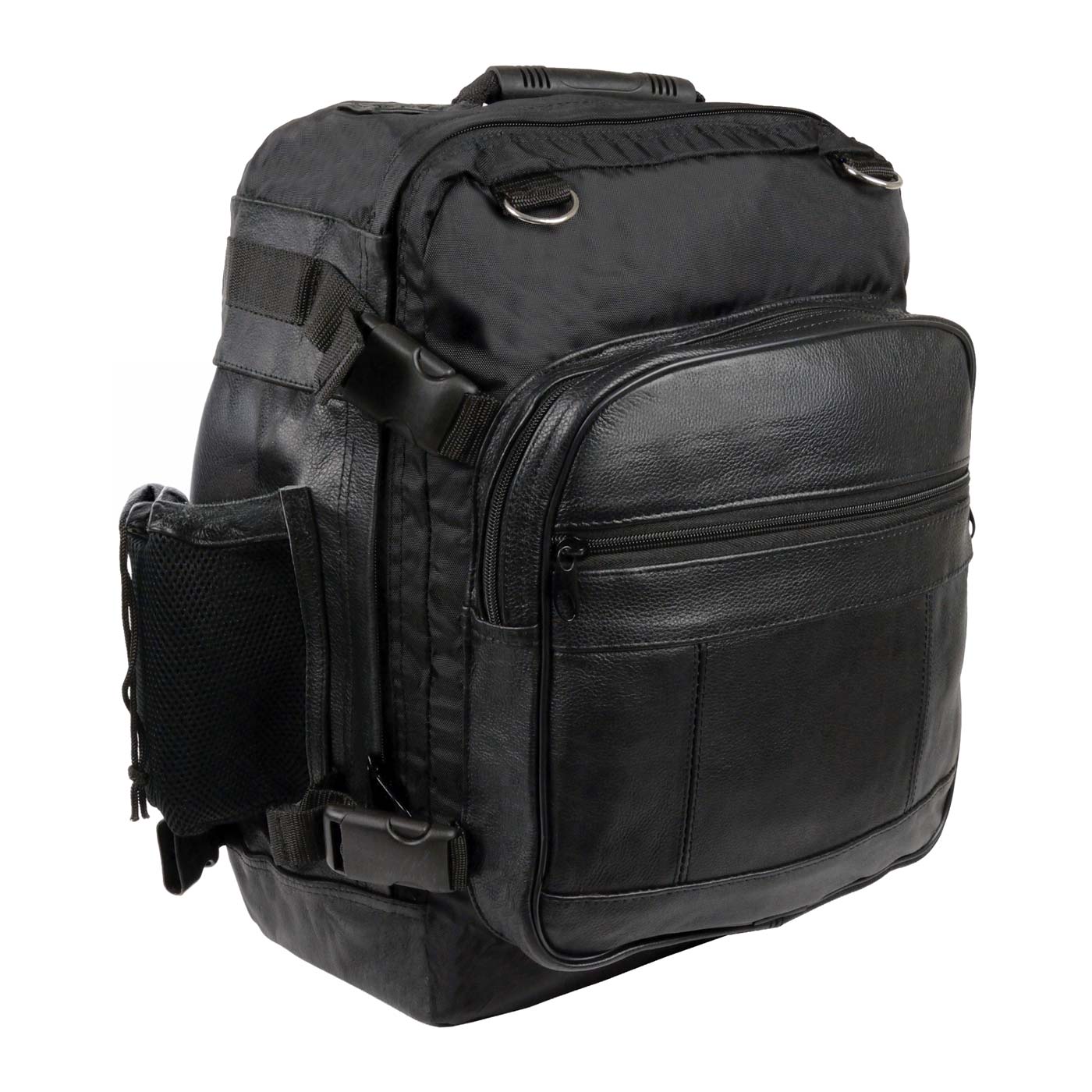 Milwaukee Leather SH54001 Medium Black Leather and Textile