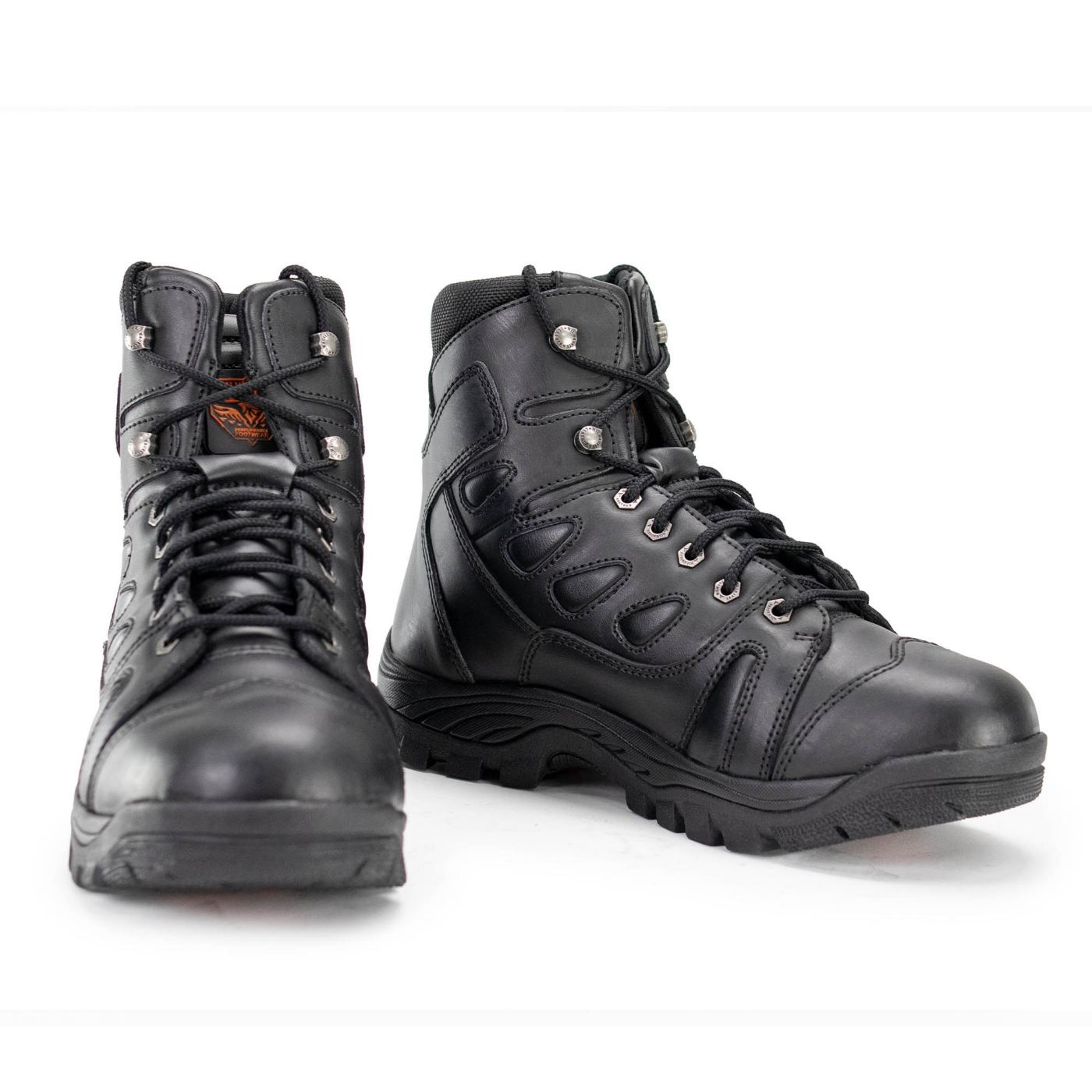 Milwaukee Leather MBM9115 Men's Black Leather 6-Inch Swat Style