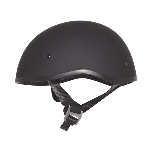 ZOX ST-225A ‘Retro Street’ Matte Black Motorcycle Half Helmet