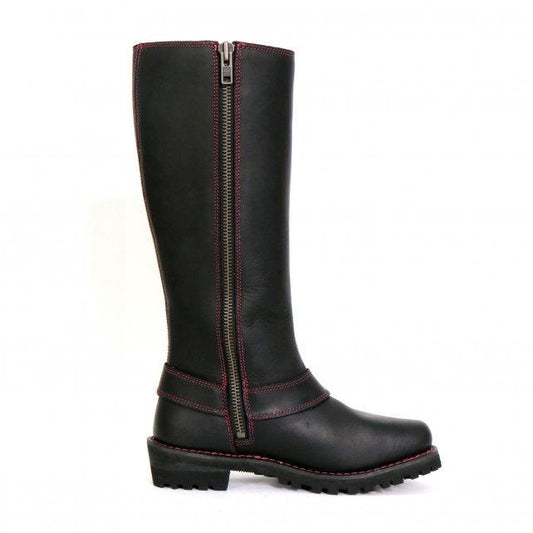 Hot Leathers Women's Black Widow Black Knee-High Boots, BTL1006