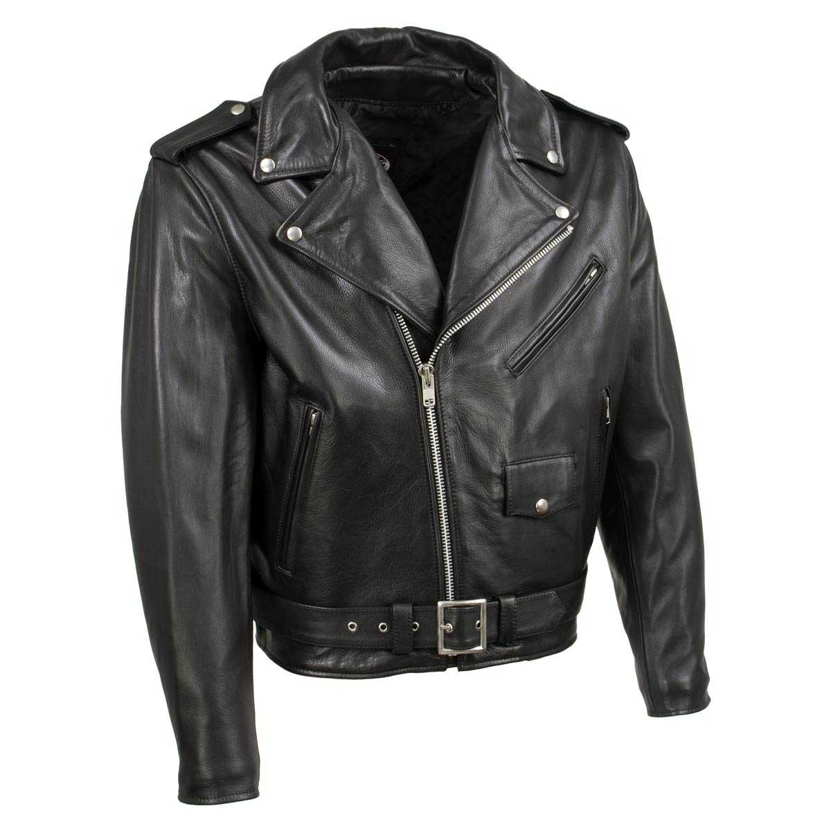 Hot Leathers JKM5009 USA Made Men's 'The Dean' Black Premium