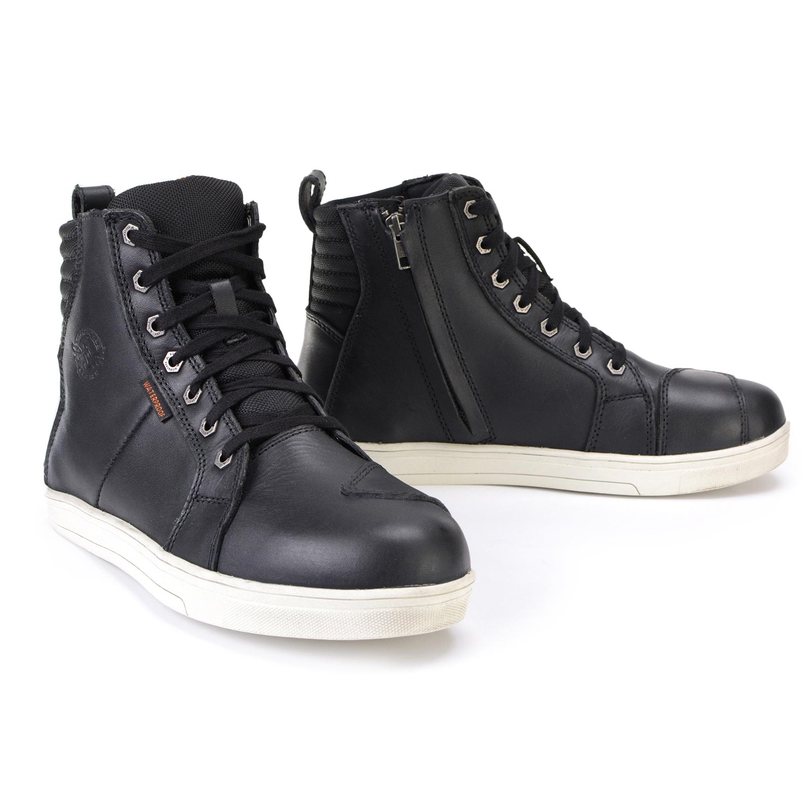 Milwaukee Leather MBM9114 Men's Black Waterproof Leather Street