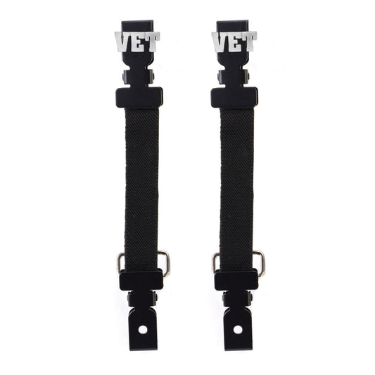 Milwaukee Leather MLA4017 VET Motorcycle Biker Elastic Bungee Clips for Chaps or Pants (Set of 2)