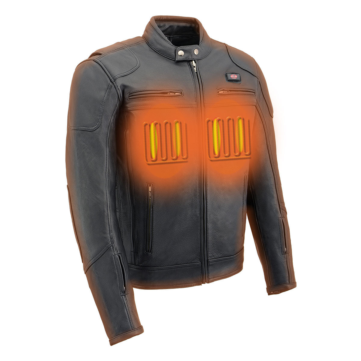 Milwaukee Leather Men's Inferno Rider Heated Scooter Leather