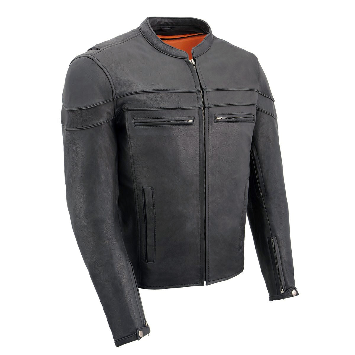 Milwaukee Leather MLM1526 Men's Stay Cool Black Premium Leather