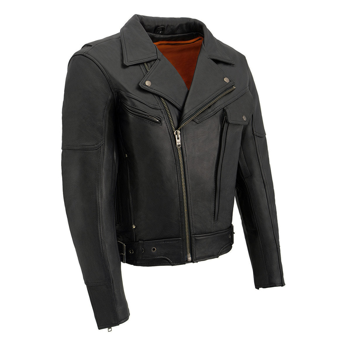 Milwaukee Leather MLM1570 Men's Black Premium Cowhide Leather