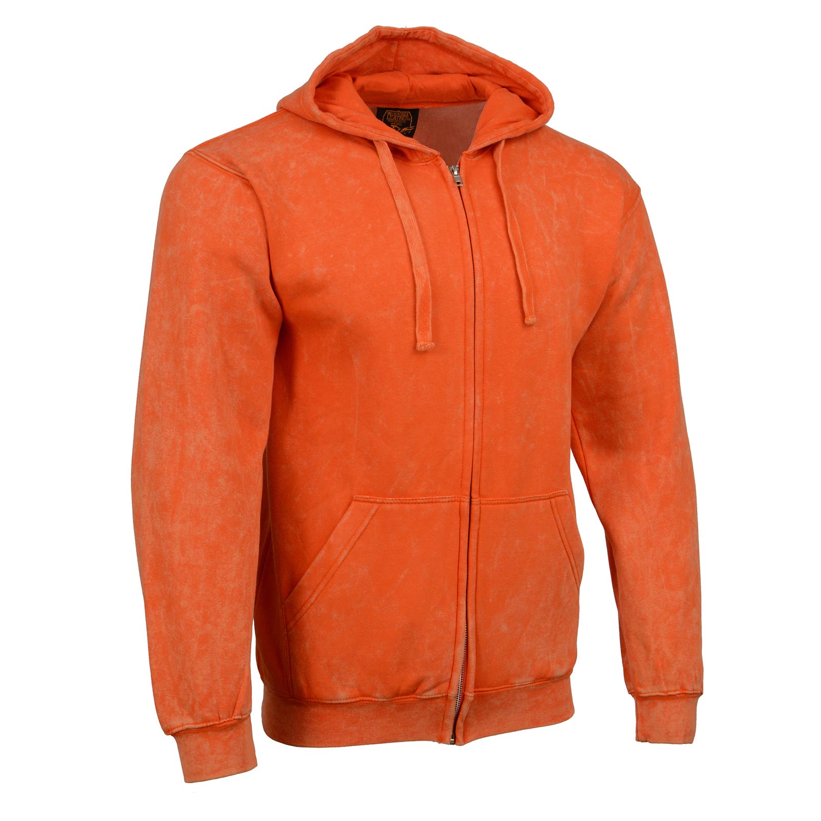 Milwaukee Leather MNG11687 Men's Orange High-Visibility Zipper