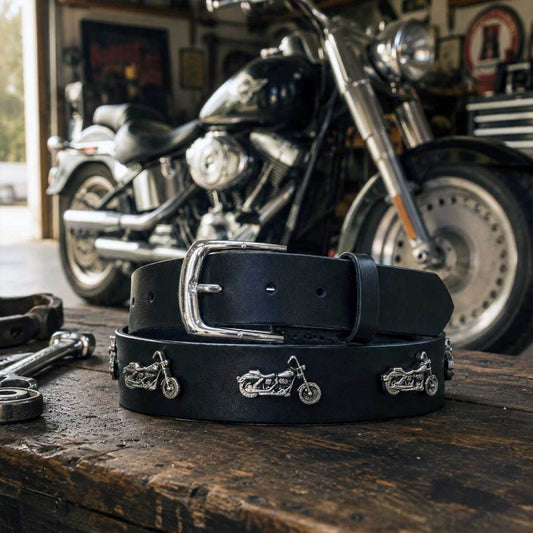 Milwaukee Leather Men's Motorcycle Belt MP7143