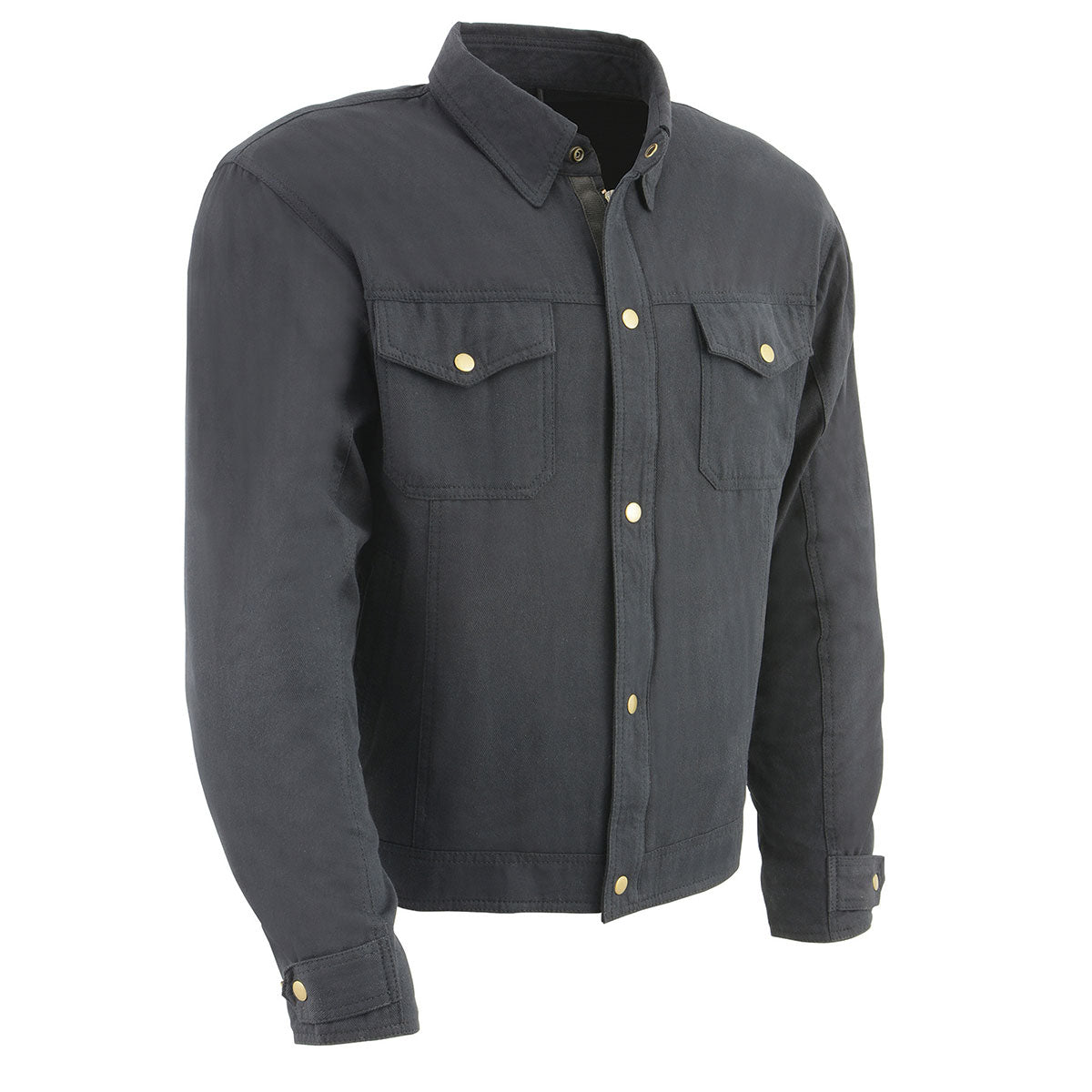 MBE ブラック　Mサイズ Milwaukee Leather MPM1623 Men's Black CE Armored Long Sleeve Biker
