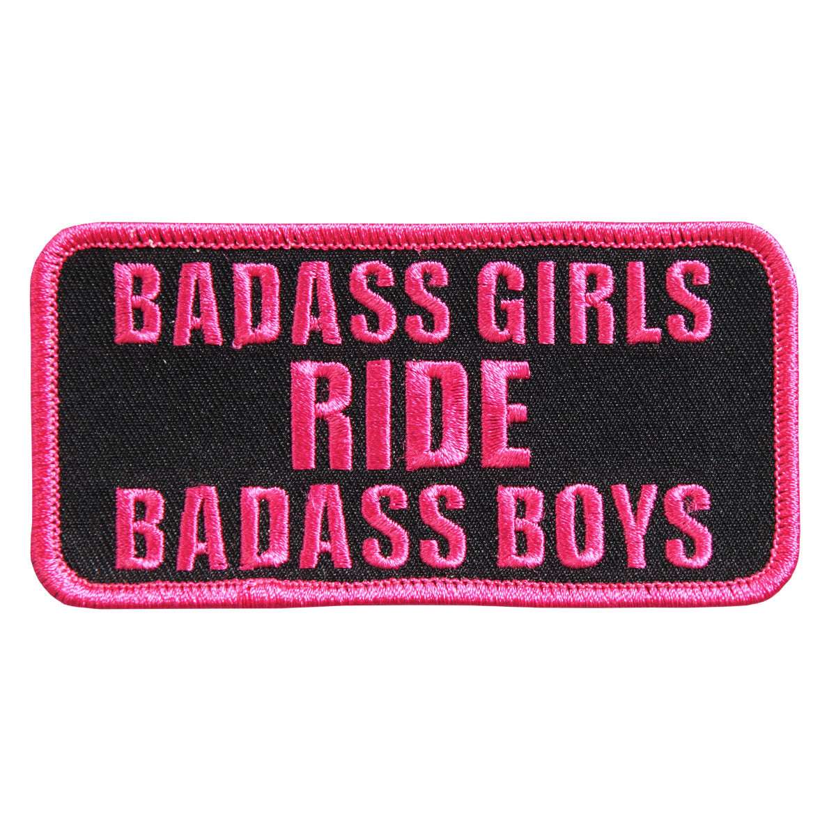 Badass Girls Ride Embroidered Iron-On Patch – MC Biker Style