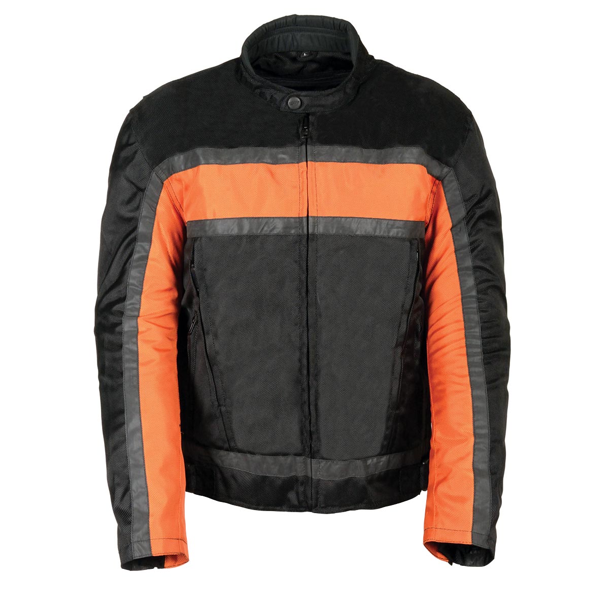 NexGen SH2095 Men's 'Racer' Black and Orange Textile