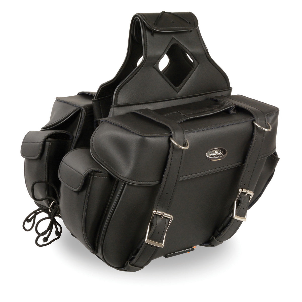 洋楽 SCUMBAGS Milwaukee Leather SH57403ZB Black Medium Zip-Off PVC Throw Over