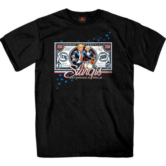 2026 Sturgis Motorcycle Rally Georgedon Men's Black T-Shirt - SPB1218