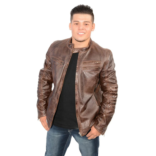 Men's Brown Leather Jackets
