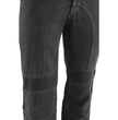 Milwaukee Leather MDM5014 Men's Classic Fit Black Denim Motorcycle Rider Racing Pants w/ CE Armor on Knees