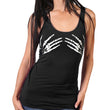 Hot Leathers GLR2074 Ladies Skeleton Hands Tank Top Shirt