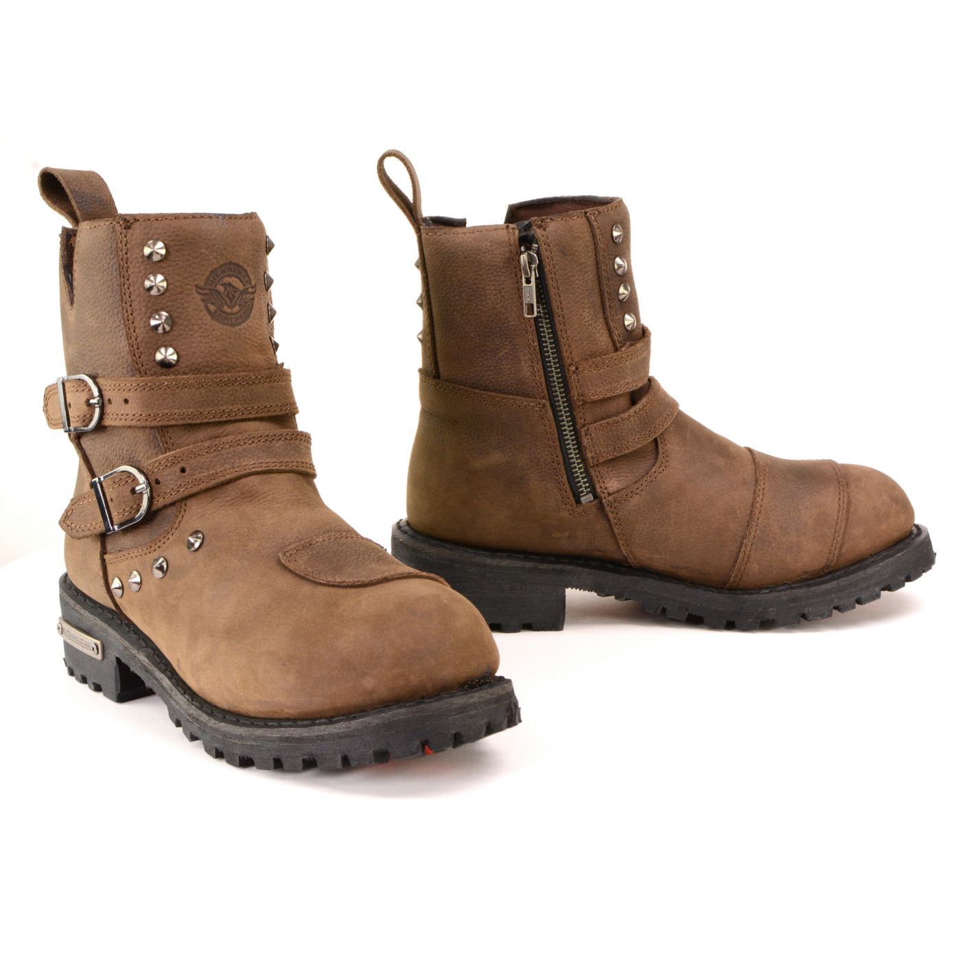 Milwaukee Leather MBL9353 Women's Crazy Horse Brown Leather