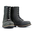 Milwaukee Leather MBM9065 Men's Antique Black Lace-Up High-Rise Boots