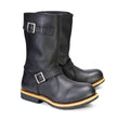 Milwaukee Leather MBM9066 Men's Antique Black Classic Engineer Motorcycle Riding Boots