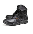 Milwaukee Leather Men's Troop Sport Black Waterproof Leather Motorcycle Racer Style Boots - MBM9185