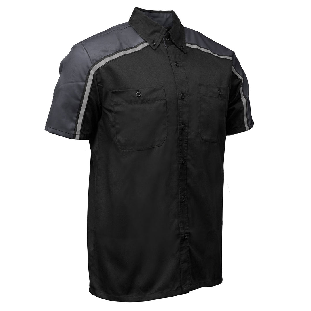 Milwaukee Motorcycle Clothing Co. Men's Gray Mechanic Shirt, MDM11601