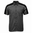Milwaukee Motorcycle Clothing Co. Men's Gray Black Mechanic Shirt, MDM11605
