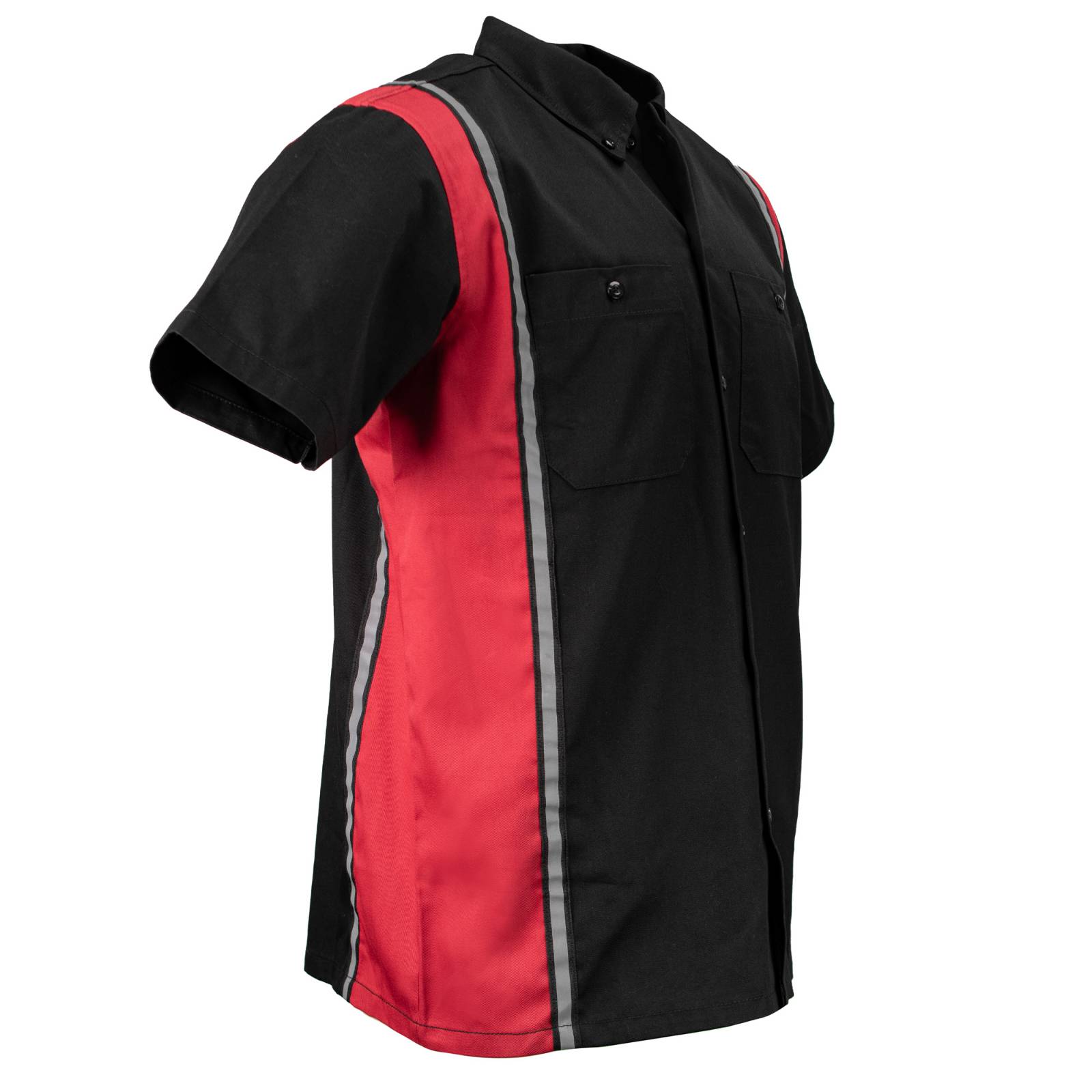 Milwaukee Motorcycle Clothing Co. Men's Red Mechanic Shirt, MDM11607