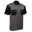 MMCC Men’s SwitchGear Mechanic Work Shirt - Short Sleeve Button Up Shop - 50/50 Cotton Poly Blend - MDM11654