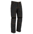 Milwaukee Leather Men's Classic Black Denim Motorcycle Pants, MDM5016