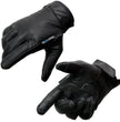 Milwaukee Leather MG7502 Men's Black Leather Gel Palm Motorcycle Gloves w/ i-Touch and Cool-Tec Technology