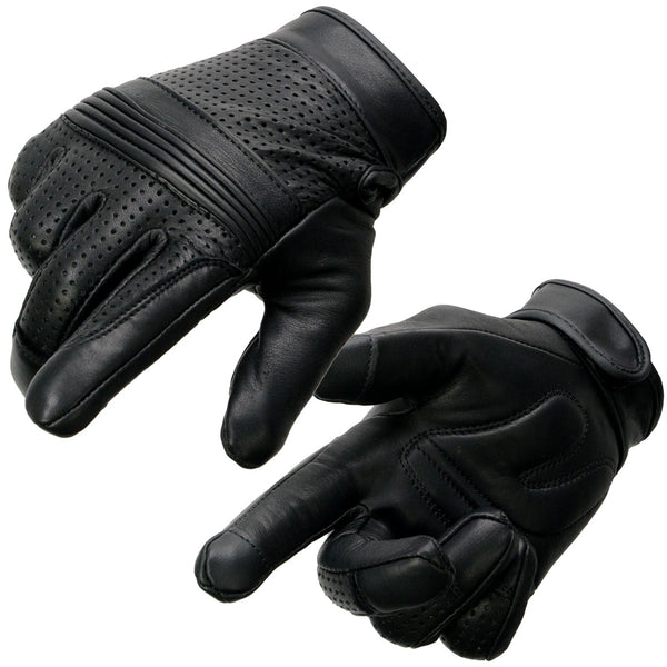 WTAPS 16aw LEATHER Short Palm Padded Gel Leather Brown Men's MG7512 Leather Milwaukee 美品 M GLOVE 小物