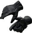 Milwaukee Leather MG7596 Men's Black Leather Motorcycle Rider Unlined Gloves w/ Cool-Tec Leather Treatement