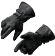 Milwaukee Leather MG7725 Women's Black Leather Gauntlet Motorcycle Gloves w/ Wrist Strap Closure