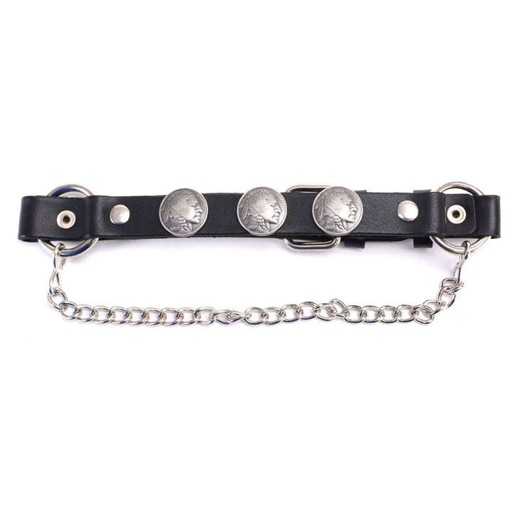 Milwaukee Leather Boot Chains Set of 2 - Adjustable Biker Boots Strap
