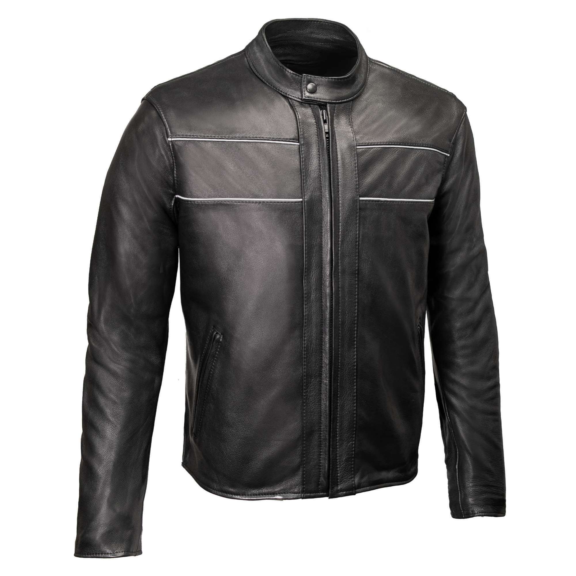 ℳ Milwaukee Leather ML1408RT Men's Retro Brown 'Savage' Sporty