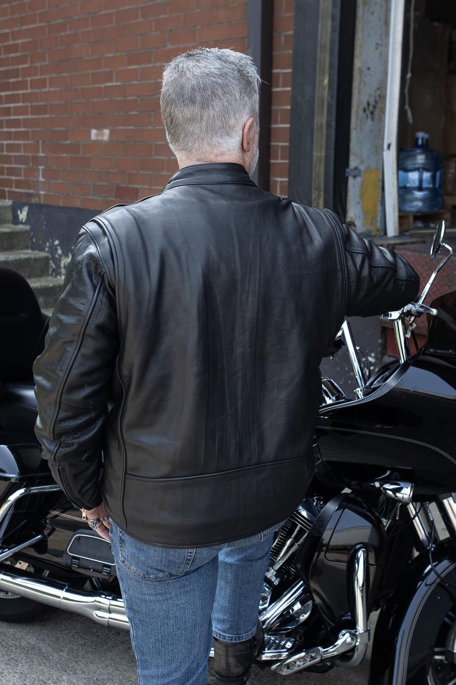 Milwaukee Leather USA MADE MLJKM5006 Men's Black Rumble Premium