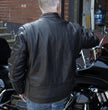 Milwaukee Leather USA MADE MLJKM5006 Men's Black Rumble Premium Leather Motorcycle Jacket