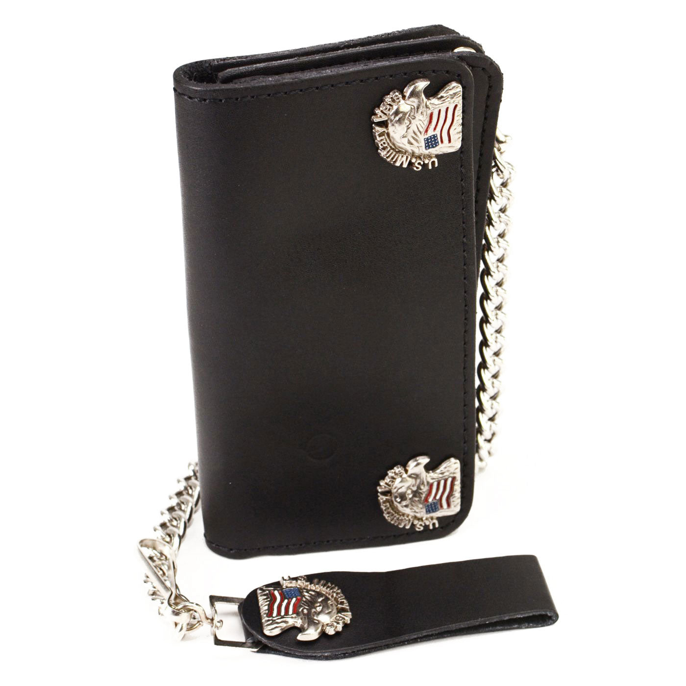 Milwaukee Leather MLW7826 Men's 6” US Military Vets Bi-Fold
