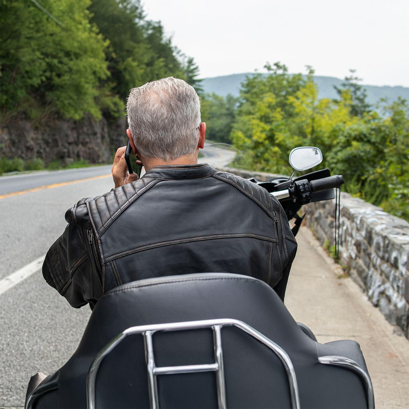 Milwaukee Motorcycle Clothing Co. Men's Anarchy Scooter Style Vintage Brown Premium Leather Riding Jacket MMC10004