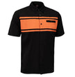 MMCC Men's Gear Head Classic Mechanic Button Up Shirt - Dual Chest Pockets - Microfiber Panel