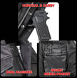 Milwaukee Motorcycle Clothing Co. Women's Girls-Club Black Leather Scooter Style Vest w/ Mandarin Collar MMC40005