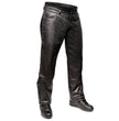 Milwaukee Motorcycle Clothing Co. Men’s Branson Black Premium Leather Biker Lined Pants –  5-Pocket  MMC50000