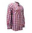 Milwaukee Leather MNG11670 Men's Red, Blue and White Long Sleeve Cotton Flannel Shirt