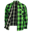 Milwaukee Motorcycle Clothing Co. Men's Reversible Plaid Flannel Shirt