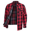 Milwaukee Motorcycle Clothing Co. Men's Reversible Plaid Flannel Shirt