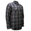MMCC Men's Deadwood Reversible Flannel Shirt - 100% Cotton Snap Front Plaid w/ Chest and Hand Pockets - MNG11805