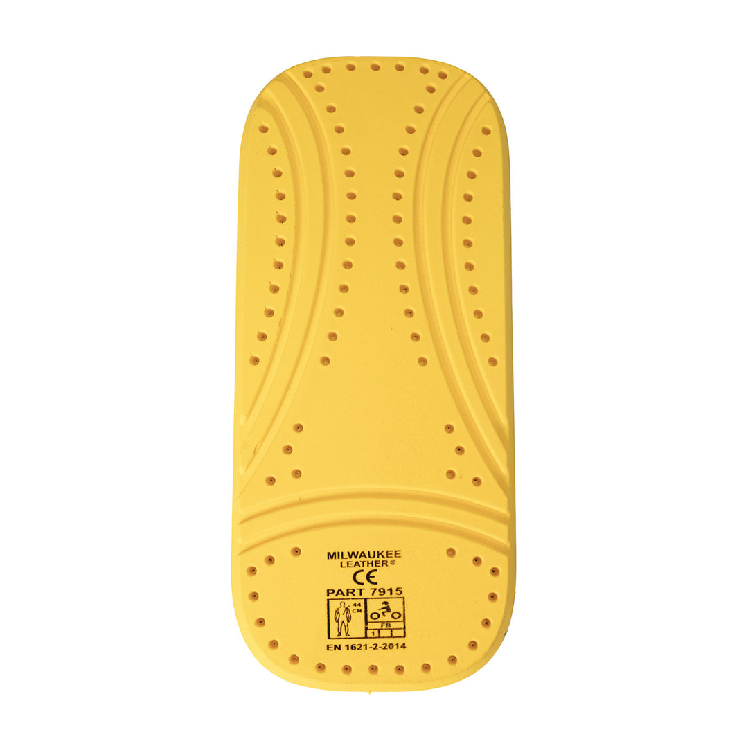 Milwaukee Leather MP7915 | 1PC CE Approved Back Armor for Motorcycle Armored Flannels or Jackets - Spine Protector